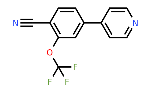 1214328-50-3 | 4-(Pyridin-4-yl)-2-(trifluoromethoxy)benzonitrile