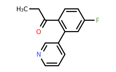 1214329-57-3 | 1-(4-Fluoro-2-(pyridin-3-yl)phenyl)propan-1-one
