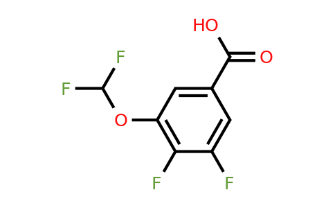 1214329-59-5 | 3,4-Difluoro-5-(difluoromethoxy)benzoic acid
