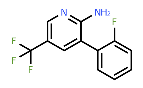 1214330-11-6 | 3-(2-Fluorophenyl)-5-(trifluoromethyl)pyridin-2-amine