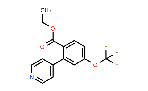 1214330-45-6 | Ethyl 2-(pyridin-4-yl)-4-(trifluoromethoxy)benzoate