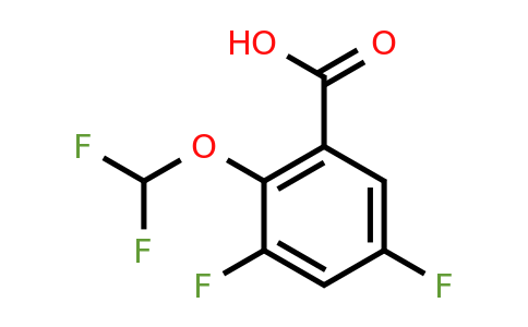 1214332-98-5 | 3,5-Difluoro-2-(difluoromethoxy)benzoic acid