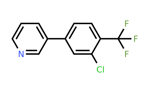 1214333-50-2 | 3-(3-Chloro-4-(trifluoromethyl)phenyl)pyridine