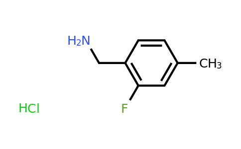 1214334-14-1 | 2-Fluoro-4-methylbenzylamine hydrochloride