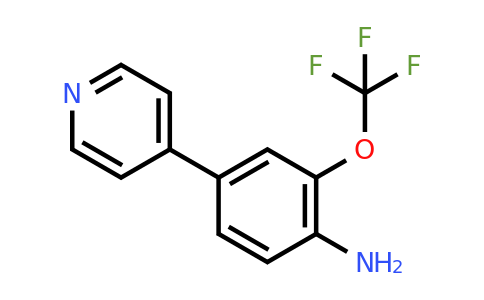 1214335-46-2 | 4-(Pyridin-4-yl)-2-(trifluoromethoxy)benzenamine