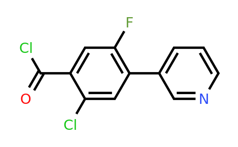 1214335-56-4 | 2-Chloro-5-fluoro-4-(pyridin-3-yl)benzoyl chloride