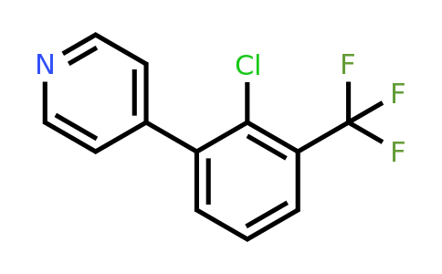 1214335-71-3 | 4-(2-Chloro-3-(trifluoromethyl)phenyl)pyridine