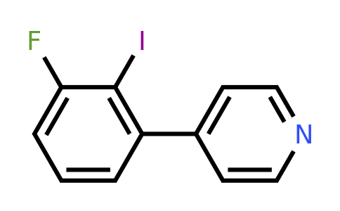 1214335-92-8 | 4-(3-Fluoro-2-iodophenyl)pyridine