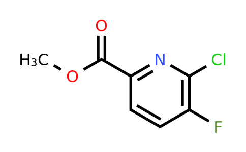 1214337-05-9 | Methyl 6-chloro-5-fluoropicolinate