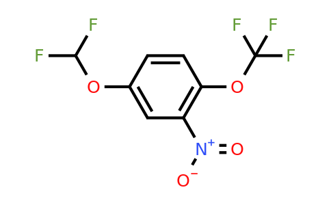 1214337-13-9 | 5-Difluoromethoxy-2-(trifluoromethoxy)nitrobenzene