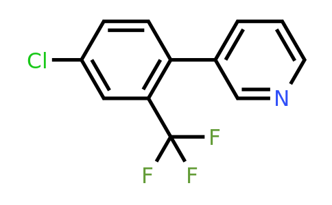 1214337-74-2 | 3-(4-Chloro-2-(trifluoromethyl)phenyl)pyridine