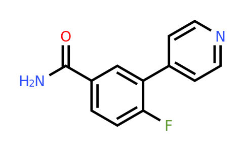 1214338-06-3 | 4-Fluoro-3-(pyridin-4-yl)benzamide