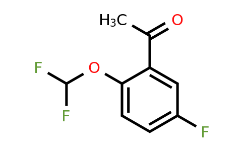 1214338-07-4 | 2'-Difluoromethoxy-5'-fluoroacetophenone