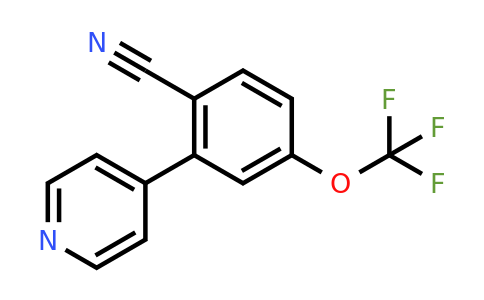 1214338-72-3 | 2-(Pyridin-4-yl)-4-(trifluoromethoxy)benzonitrile
