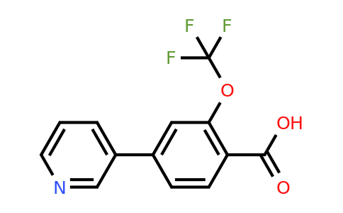 1214338-86-9 | 4-(Pyridin-3-yl)-2-(trifluoromethoxy)benzoic acid