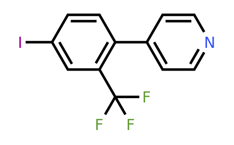 1214338-89-2 | 4-(4-Iodo-2-(trifluoromethyl)phenyl)pyridine