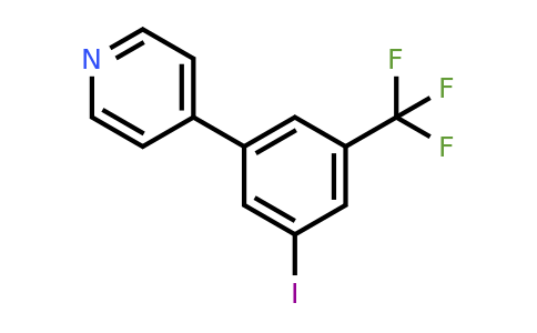 1214339-45-3 | 4-(3-Iodo-5-(trifluoromethyl)phenyl)pyridine