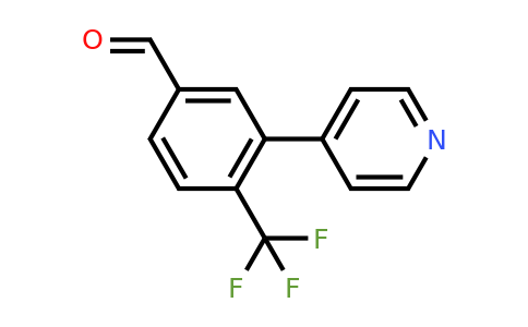 1214339-91-9 | 3-(Pyridin-4-yl)-4-(trifluoromethyl)benzaldehyde
