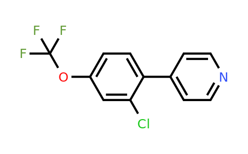 1214341-31-7 | 4-(2-Chloro-4-(trifluoromethoxy)phenyl)pyridine