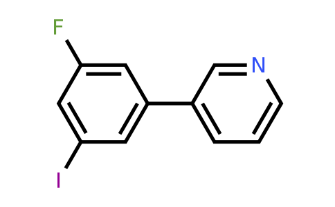 1214341-96-4 | 3-(3-Fluoro-5-iodophenyl)pyridine