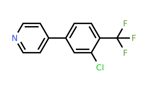 1214343-25-5 | 4-(3-Chloro-4-(trifluoromethyl)phenyl)pyridine