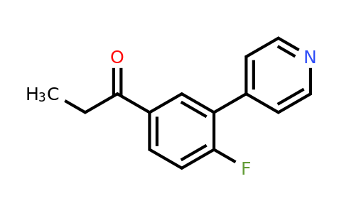 1214343-49-3 | 1-(4-Fluoro-3-(pyridin-4-yl)phenyl)propan-1-one
