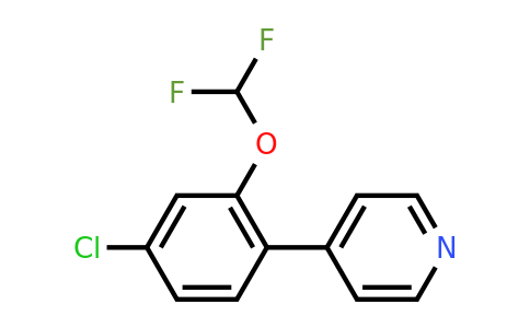 1214344-01-0 | 4-(4-Chloro-2-(difluoromethoxy)phenyl)pyridine