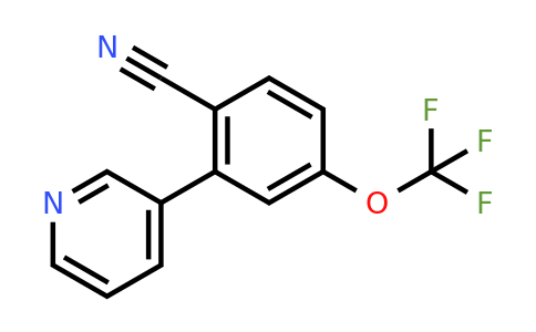 1214344-32-7 | 2-(Pyridin-3-yl)-4-(trifluoromethoxy)benzonitrile