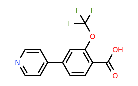 1214344-49-6 | 4-(Pyridin-4-yl)-2-(trifluoromethoxy)benzoic acid