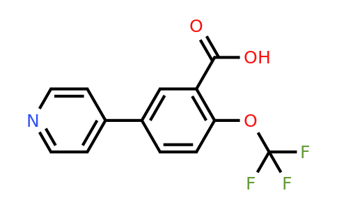 1214344-55-4 | 5-(Pyridin-4-yl)-2-(trifluoromethoxy)benzoic acid