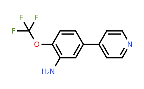 1214344-63-4 | 5-(Pyridin-4-yl)-2-(trifluoromethoxy)benzenamine