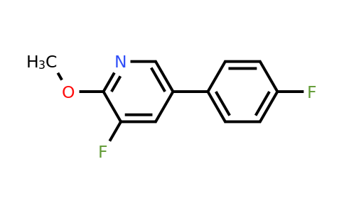 3-Fluoro-5-(4-fluorophenyl)-2-methoxypyridine