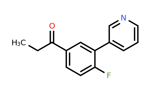 1214347-34-8 | 1-(4-Fluoro-3-(pyridin-3-yl)phenyl)propan-1-one