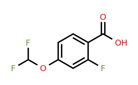 1214347-60-0 | 4-Difluoromethoxy-2-fluorobenzoic acid