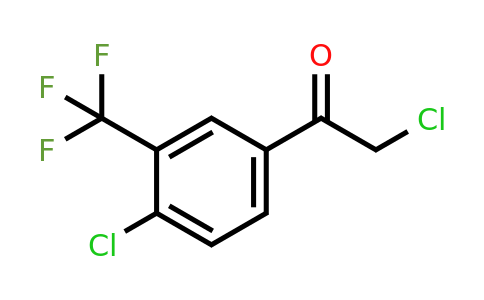 1214350-38-5 | 4'-Chloro-3'-(trifluoromethyl)phenacyl chloride