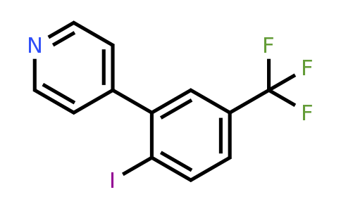 1214350-77-2 | 4-(2-Iodo-5-(trifluoromethyl)phenyl)pyridine