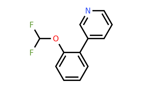 1214352-38-1 | 3-(2-(Difluoromethoxy)phenyl)pyridine