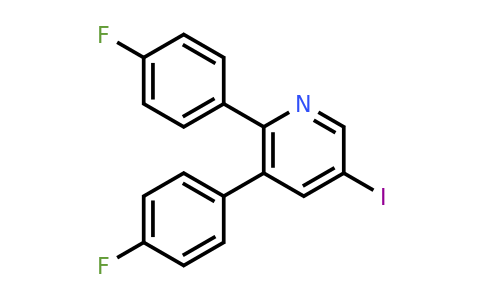 2,3-Bis(4-fluorophenyl)-5-iodopyridine