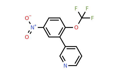 1214353-48-6 | 3-(5-Nitro-2-(trifluoromethoxy)phenyl)pyridine