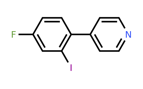 1214353-98-6 | 4-(4-Fluoro-2-iodophenyl)pyridine