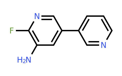 2-Fluoro-5-(pyridin-3-yl)pyridin-3-amine