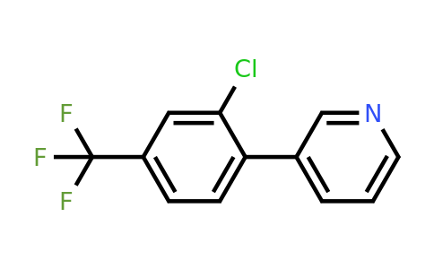 1214354-76-3 | 3-(2-Chloro-4-(trifluoromethyl)phenyl)pyridine