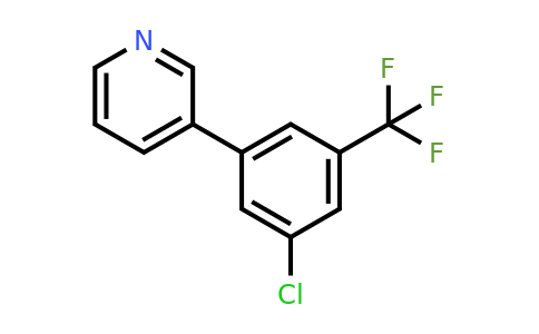 1214355-13-1 | 3-(3-Chloro-5-(trifluoromethyl)phenyl)pyridine