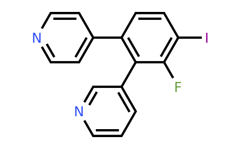 1214355-58-4 | 3-(2-Fluoro-3-iodo-6-(pyridin-4-yl)phenyl)pyridine