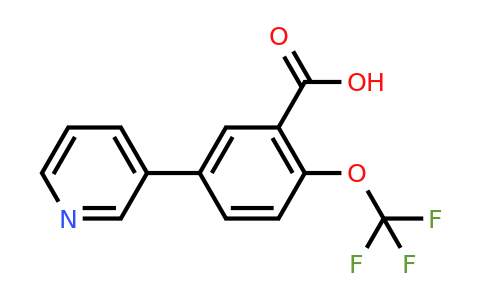 1214356-97-4 | 5-(Pyridin-3-yl)-2-(trifluoromethoxy)benzoic acid