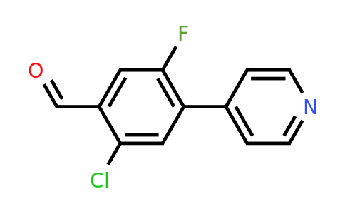 1214357-01-3 | 2-Chloro-5-fluoro-4-(pyridin-4-yl)benzaldehyde