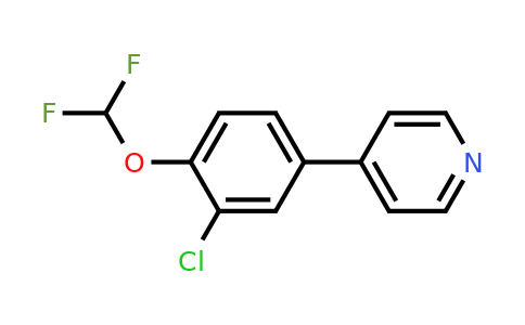 1214359-47-3 | 4-(3-Chloro-4-(difluoromethoxy)phenyl)pyridine