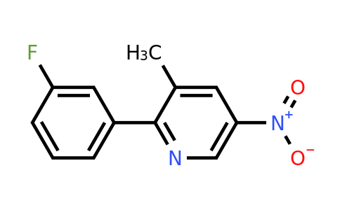 2-(3-Fluorophenyl)-3-methyl-5-nitropyridine