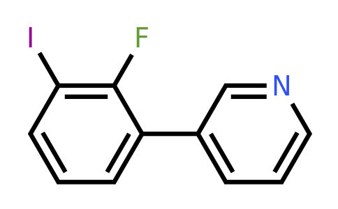 1214363-01-5 | 3-(2-Fluoro-3-iodophenyl)pyridine