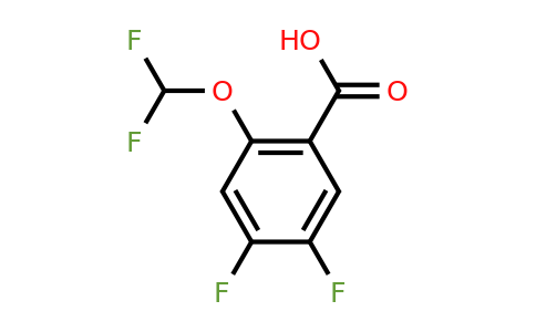 1214364-06-3 | 4,5-Difluoro-2-(difluoromethoxy)benzoic acid